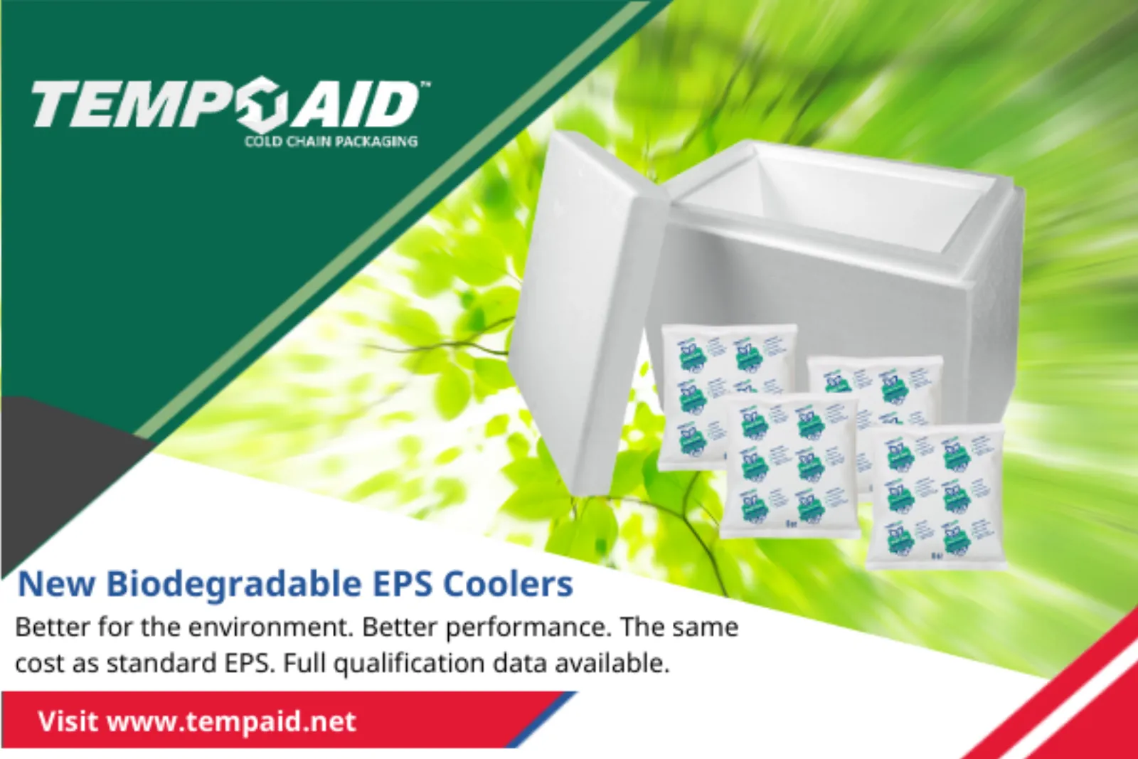 TempAid Announces Another Industry First: Biodegradable Coolers Qualified for Cold Chain Shipping