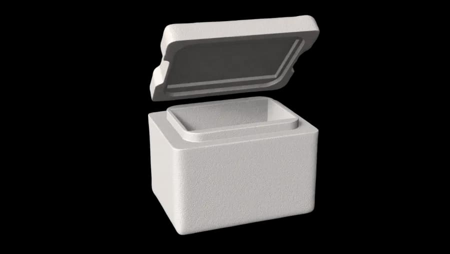 SteadyPac EPS cooler and biodegradation
