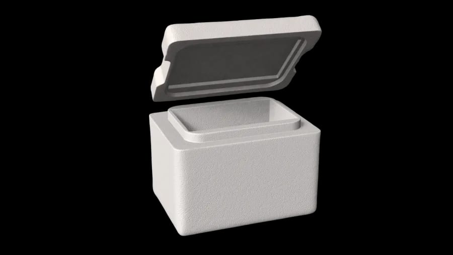 SteadyPac EPS cooler and biodegradation