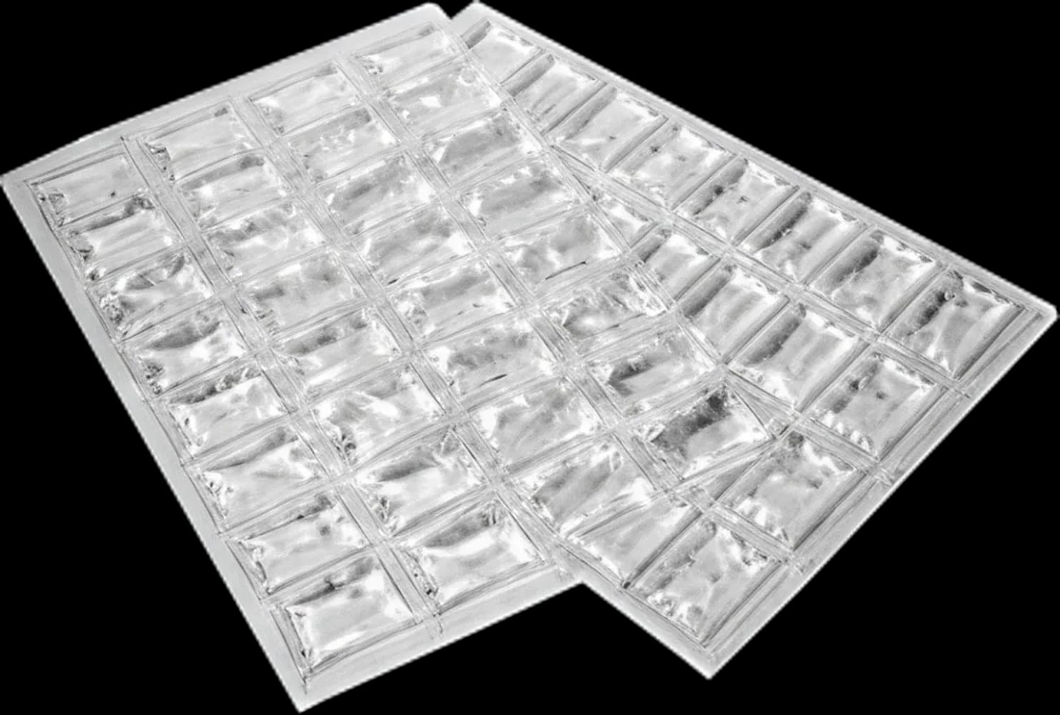 TempAid Water Blankets, flexible connected-pouch refrigerant sheets