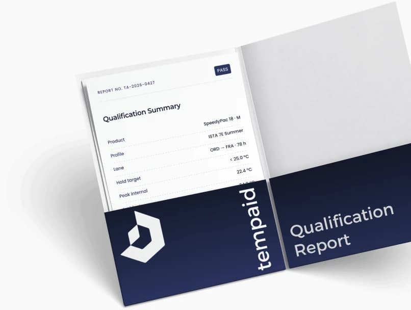 TempAid qualification report folder