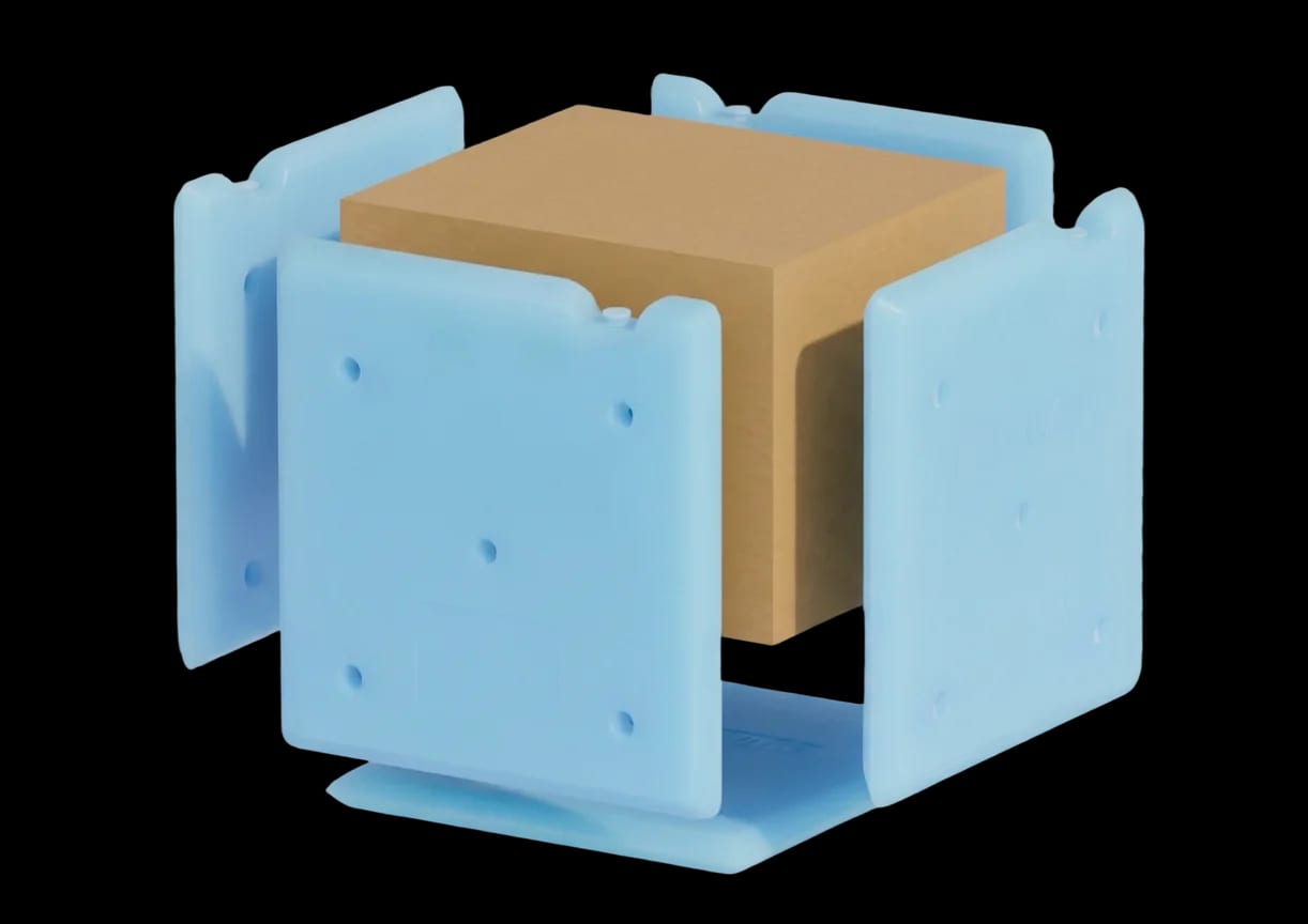 PCM Plates, color-coded phase-change plates