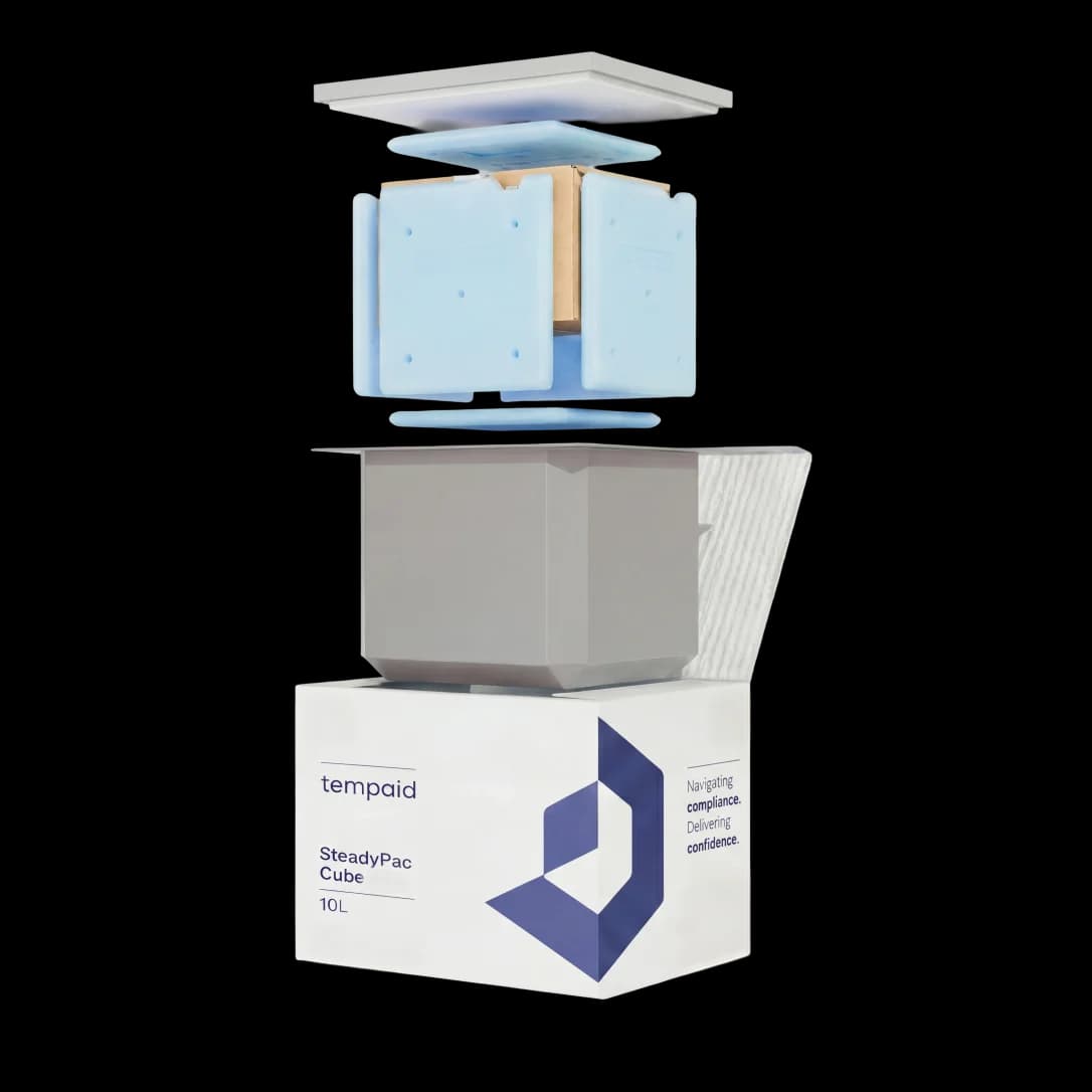 SteadyPac Cube shipper