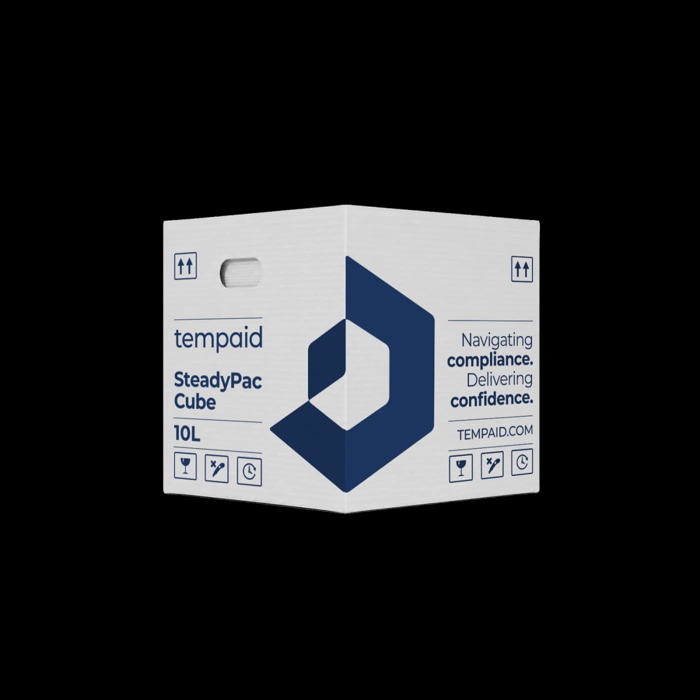 SteadyPac Cube, universal temperature-controlled shipping box