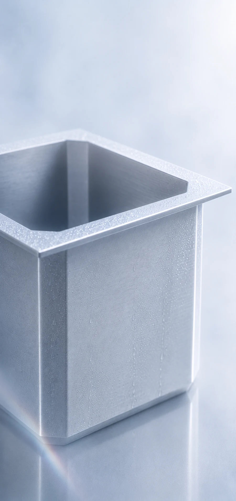 Reusable aluminium shipping tub