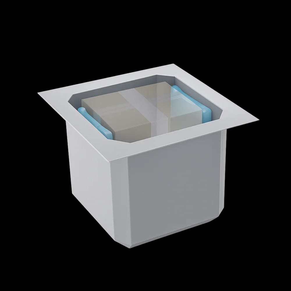 SteadyPac Cube patented single-piece inner tub
