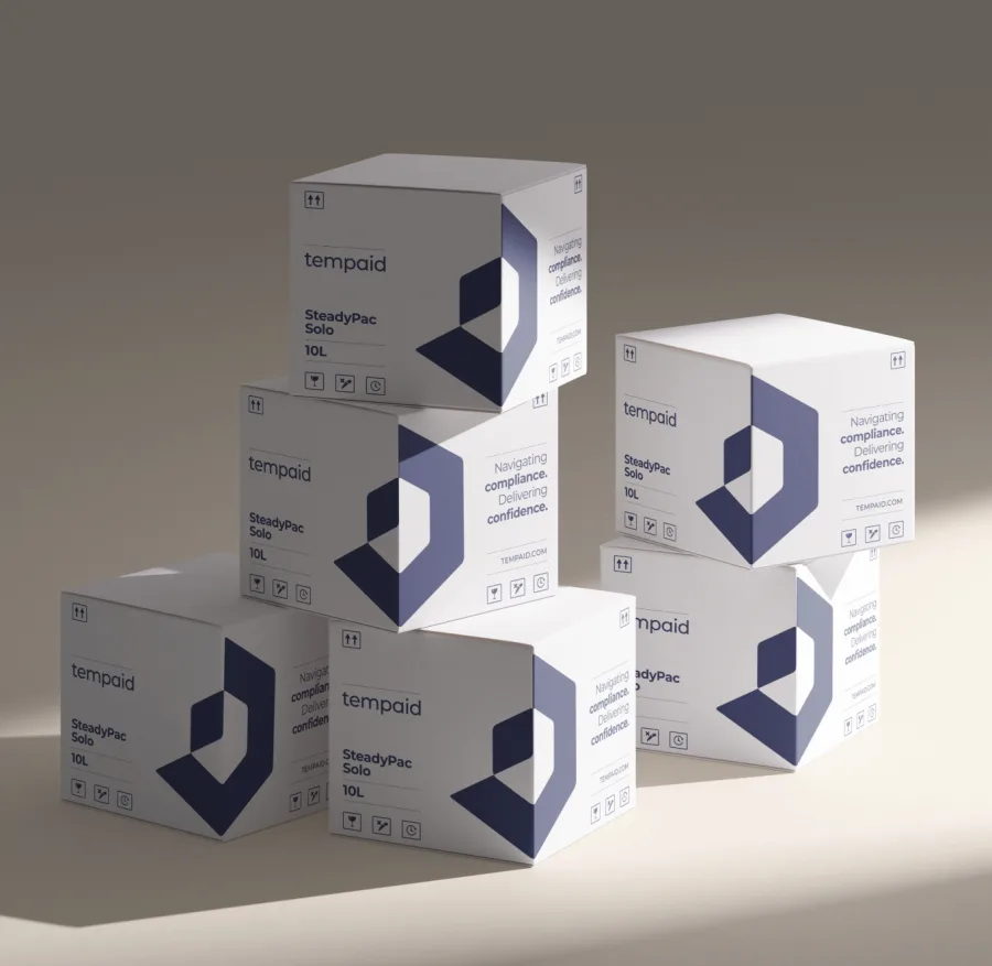 SteadyPac Solo single-use VIP shipper