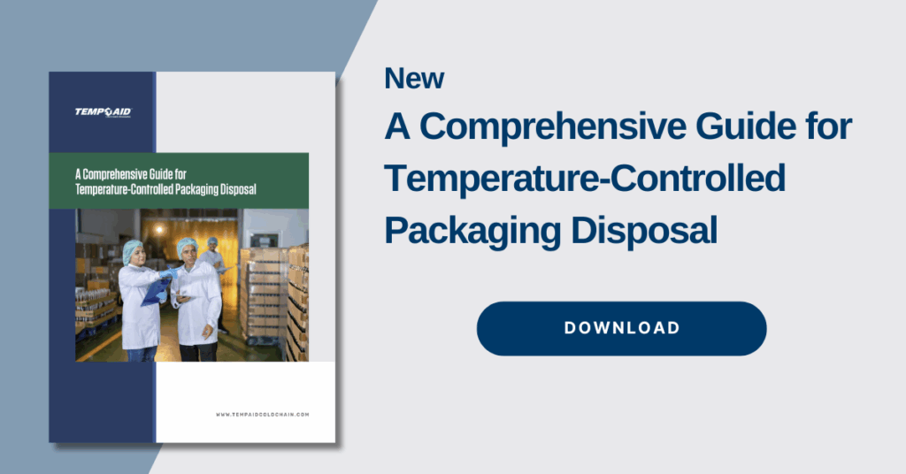 A comprehensive guide to temperature-controlled packaging disposal